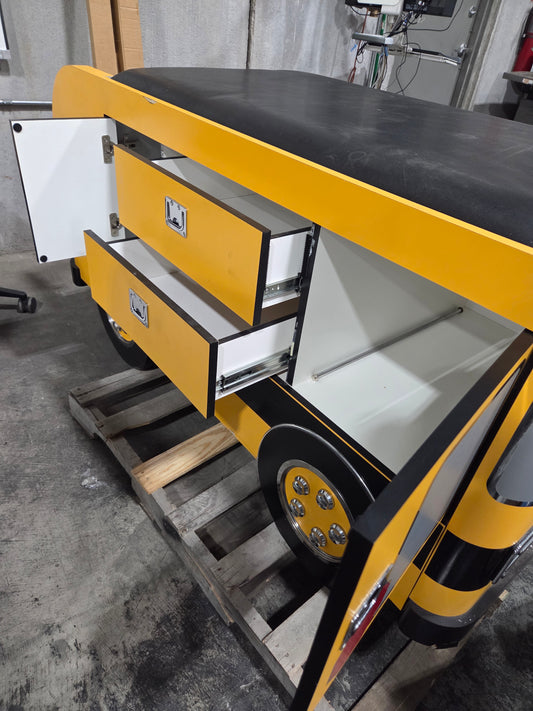 School Bus Pediatric Cabinet Treatment Table w/ Flat Top, Used, 1/Each -1767861