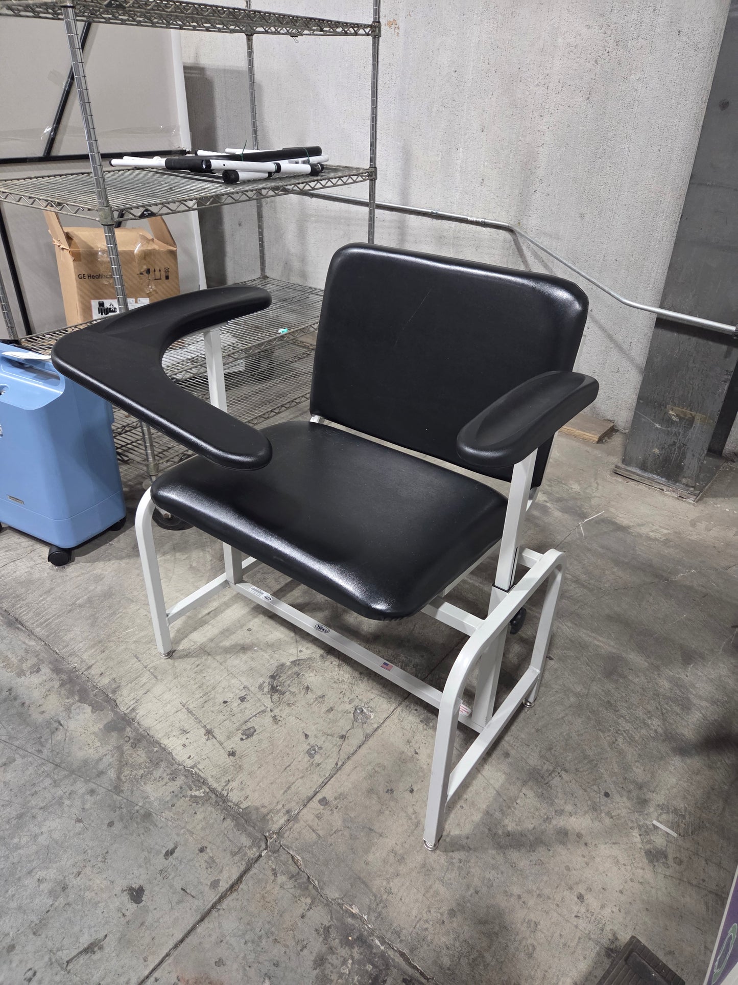 Blood Drawing Chair, Black, Used - 1767896