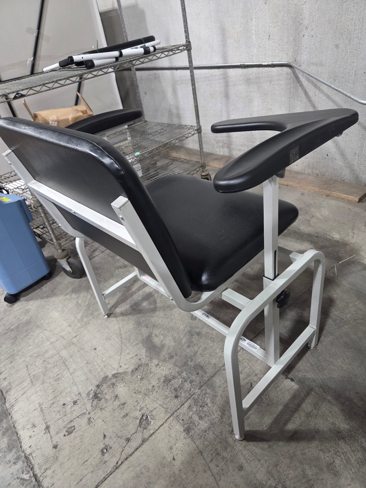 Blood Drawing Chair, Black, Used - 1767896