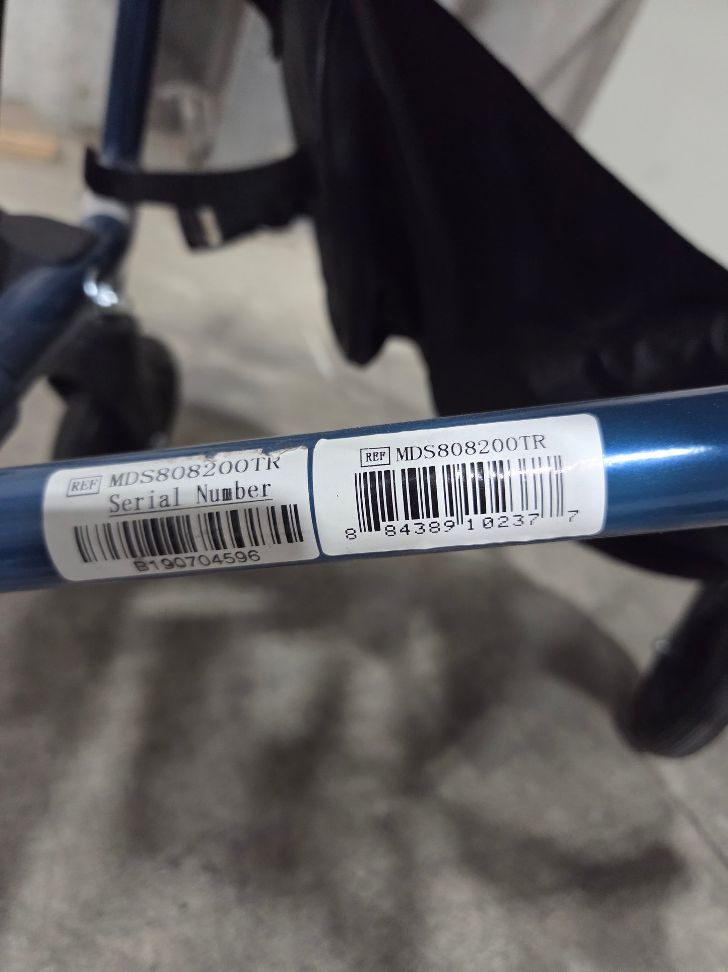 Medline Translator Combination Rollator/Transport Chair, Blue, Used - 1768162