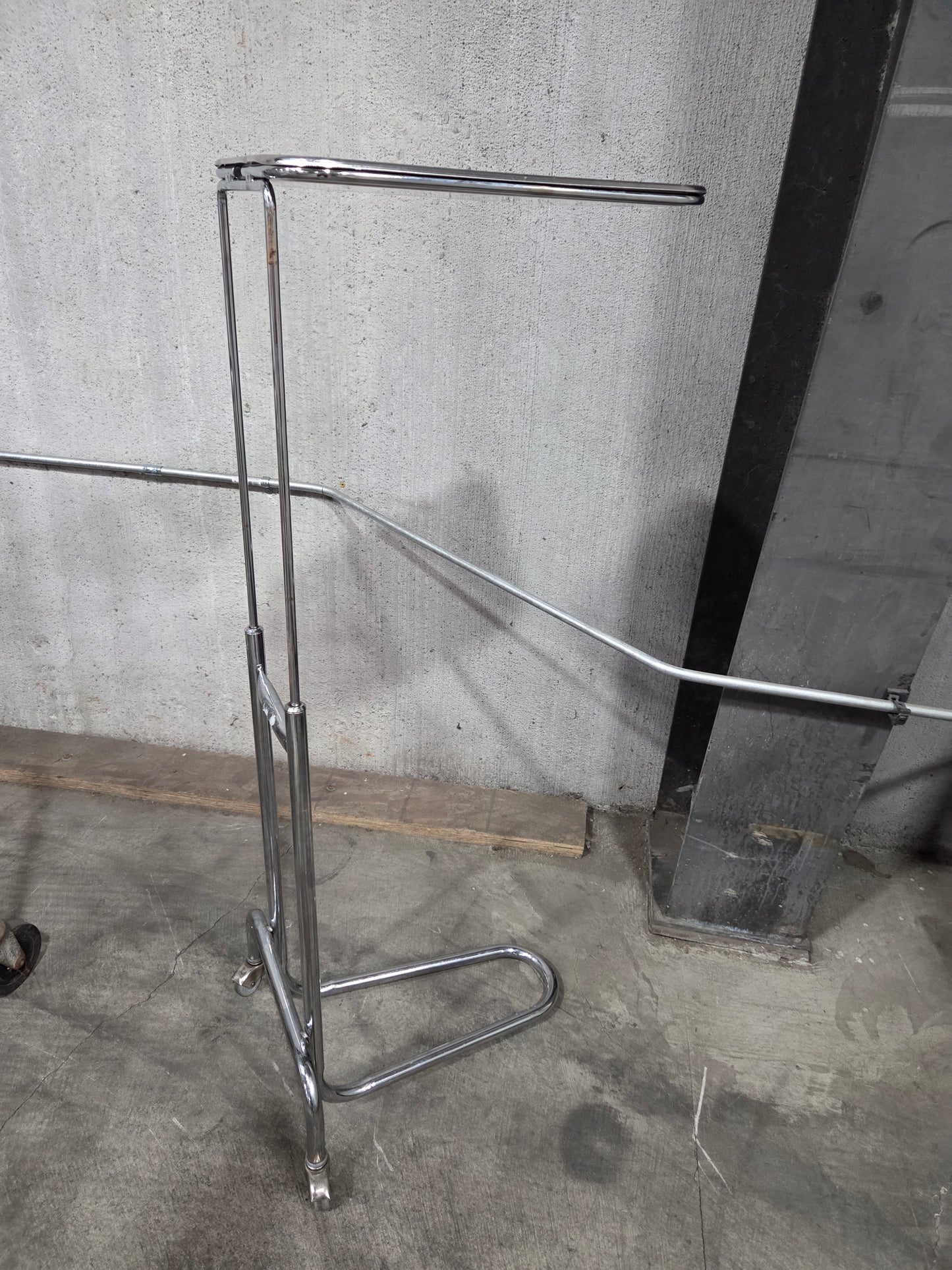 Mayo Instrument Stand with Stainless Steel Tray, Double Post, Used
