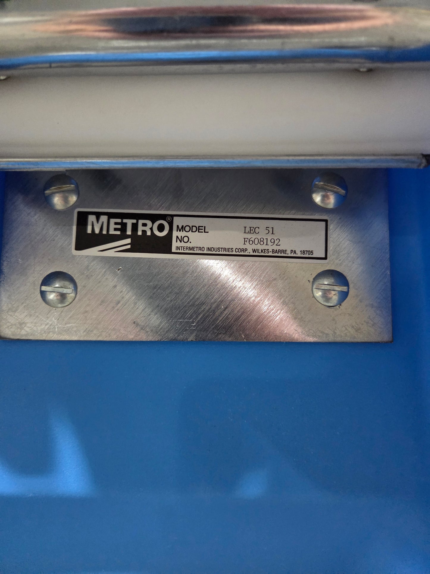 Metro Lifeline Emergency Crash Cart 51, Used, 1/ea