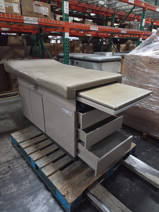 Ritter 108 Exam Table, Grey, Used, 1/ea - 1769688