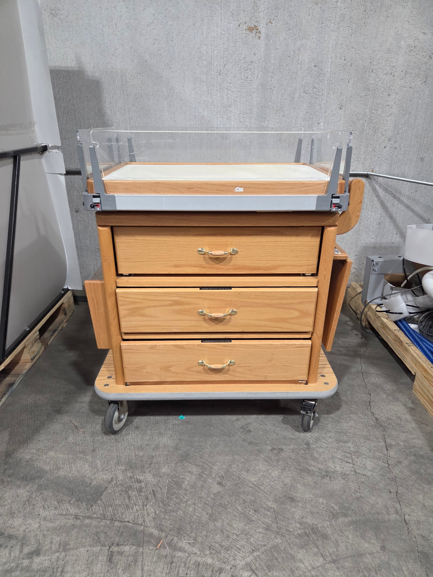 Baby Bassinet w/ Wooden Cabinet, Used, 1/ea - 1769905