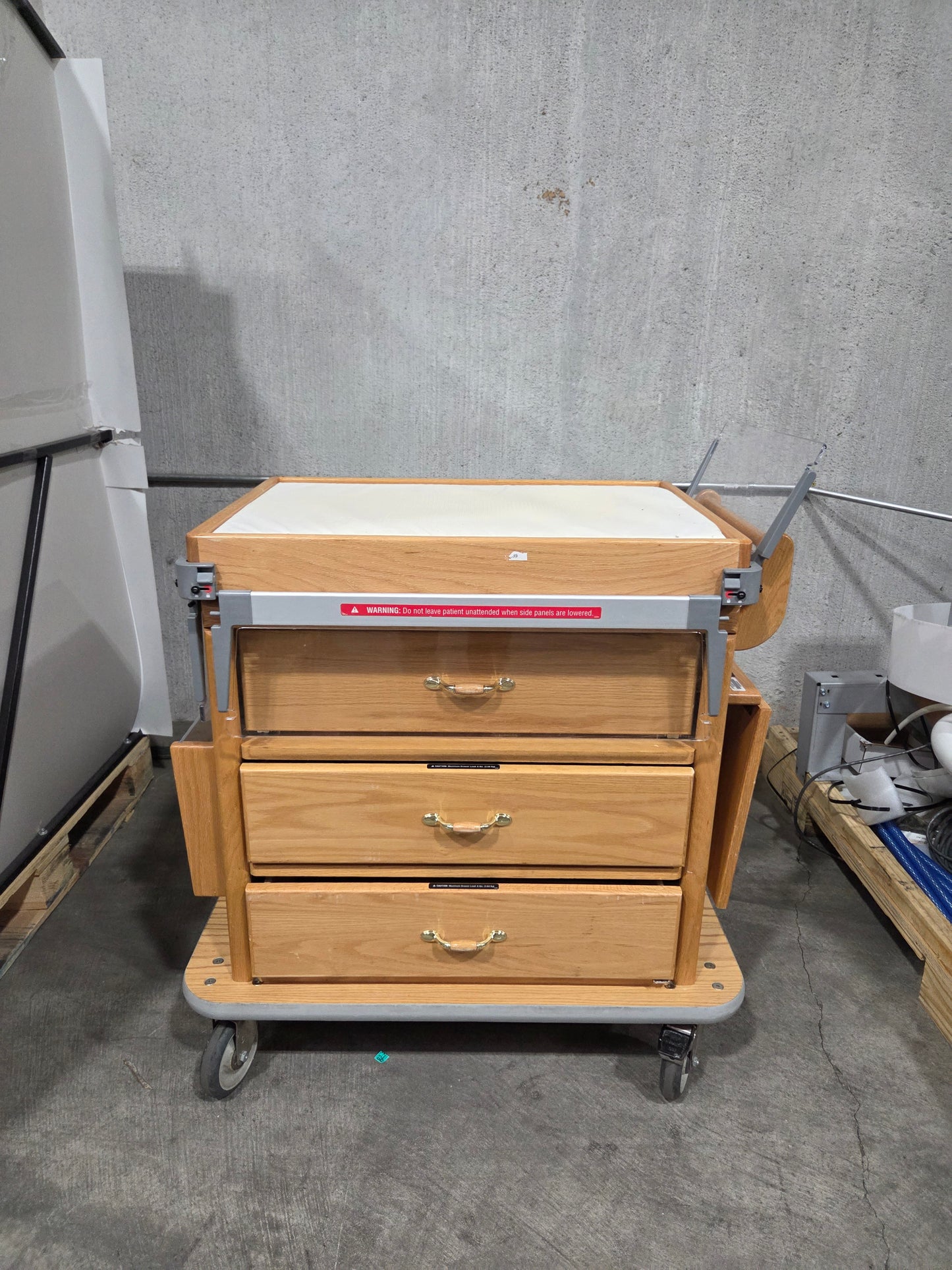 Baby Bassinet w/ Wooden Cabinet, Used, 1/ea - 1769905