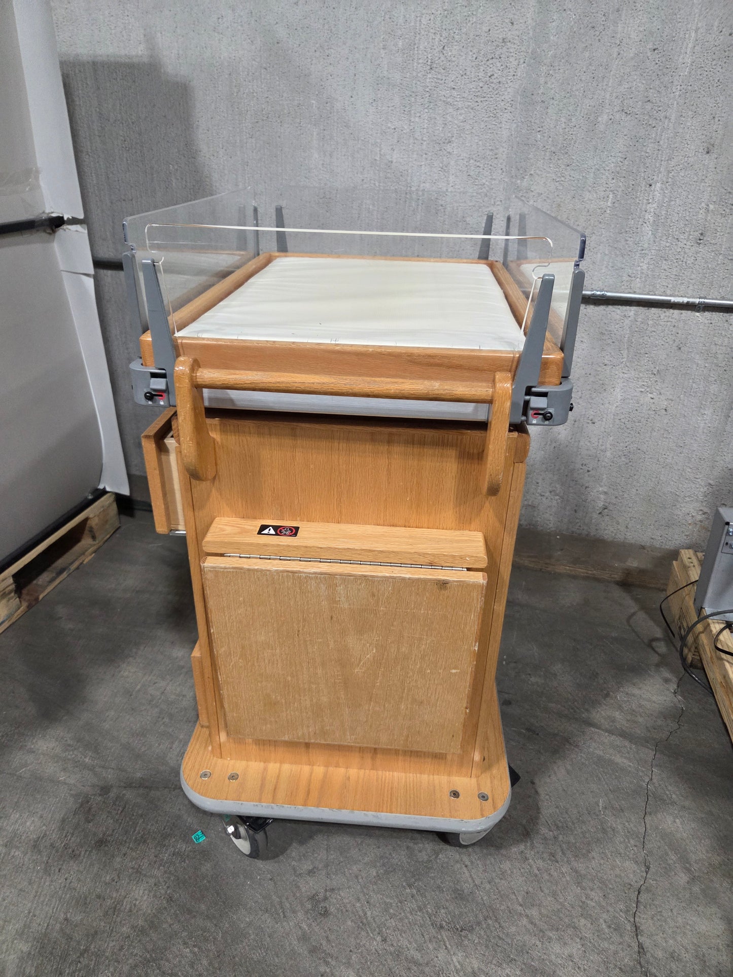 Baby Bassinet w/ Wooden Cabinet, Used, 1/ea - 1769905