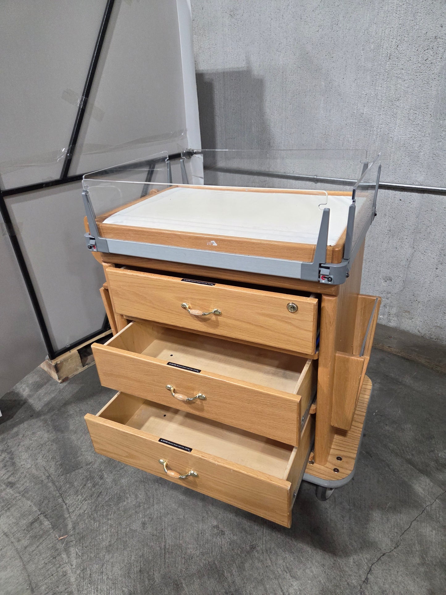 Baby Bassinet w/ Wooden Cabinet, Used, 1/ea - 1769905