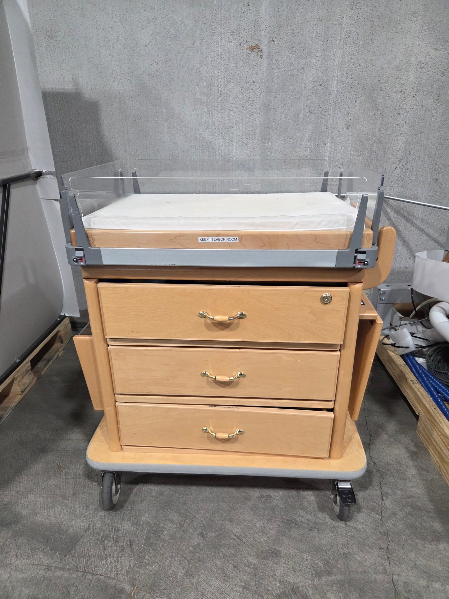 Baby Bassinet w/ Wooden Cabinet, Used, 1/ea - 1769906