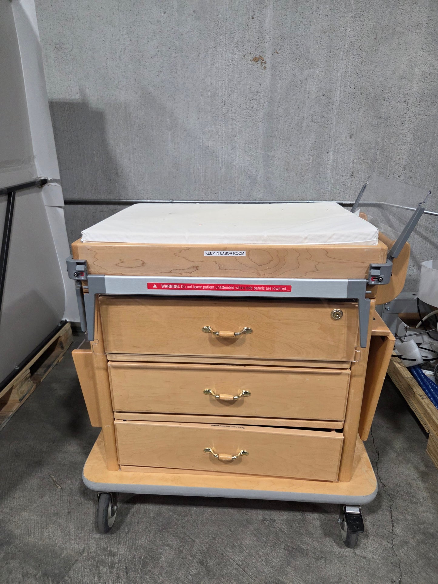 Baby Bassinet w/ Wooden Cabinet, Used, 1/ea - 1769906