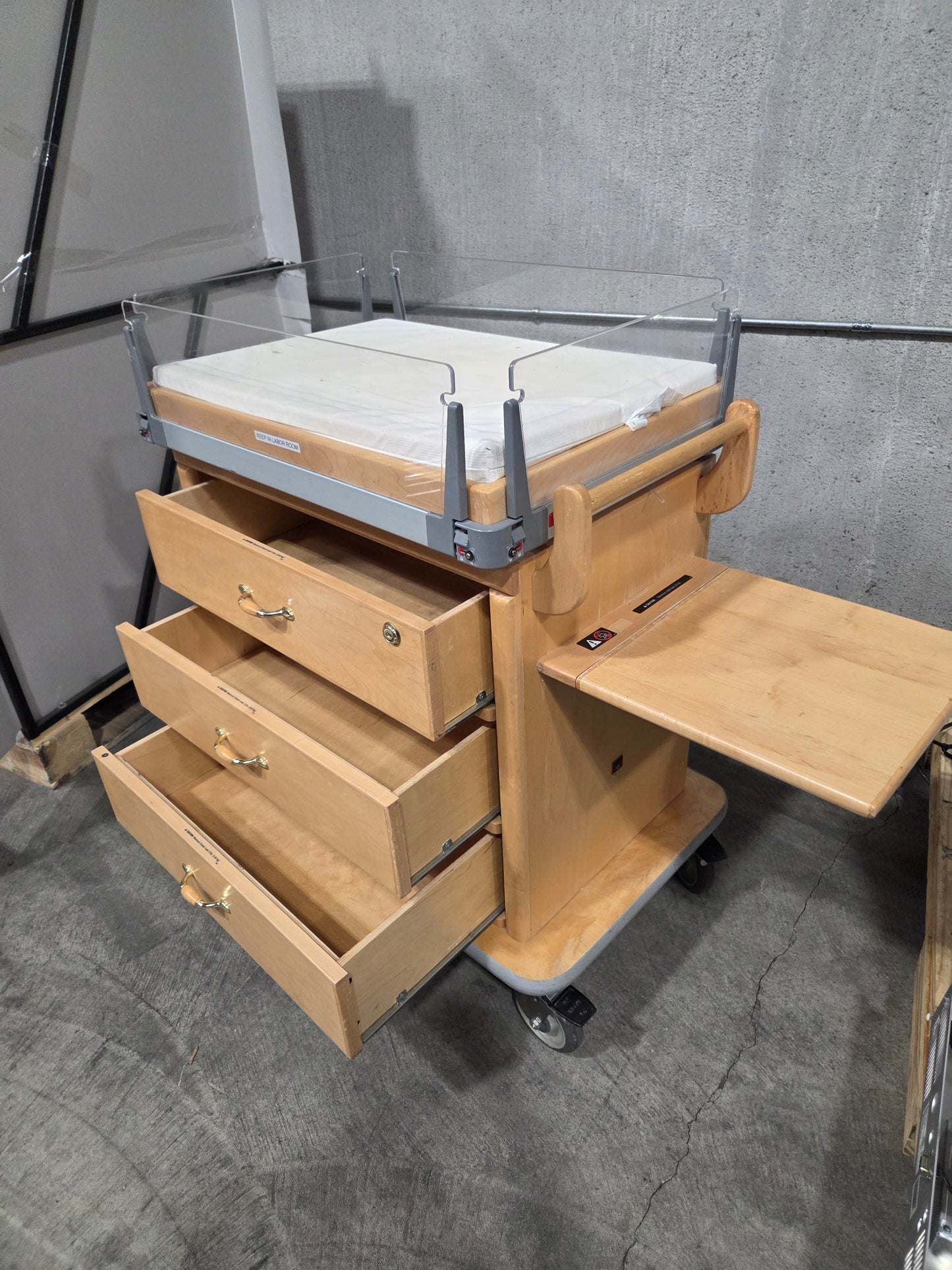 Baby Bassinet w/ Wooden Cabinet, Used, 1/ea - 1769906