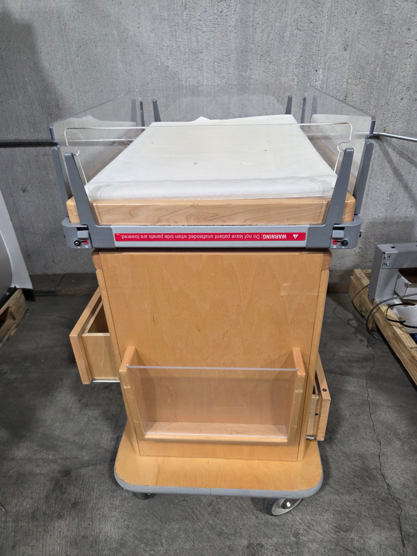 Baby Bassinet w/ Wooden Cabinet, Used, 1/ea - 1769906