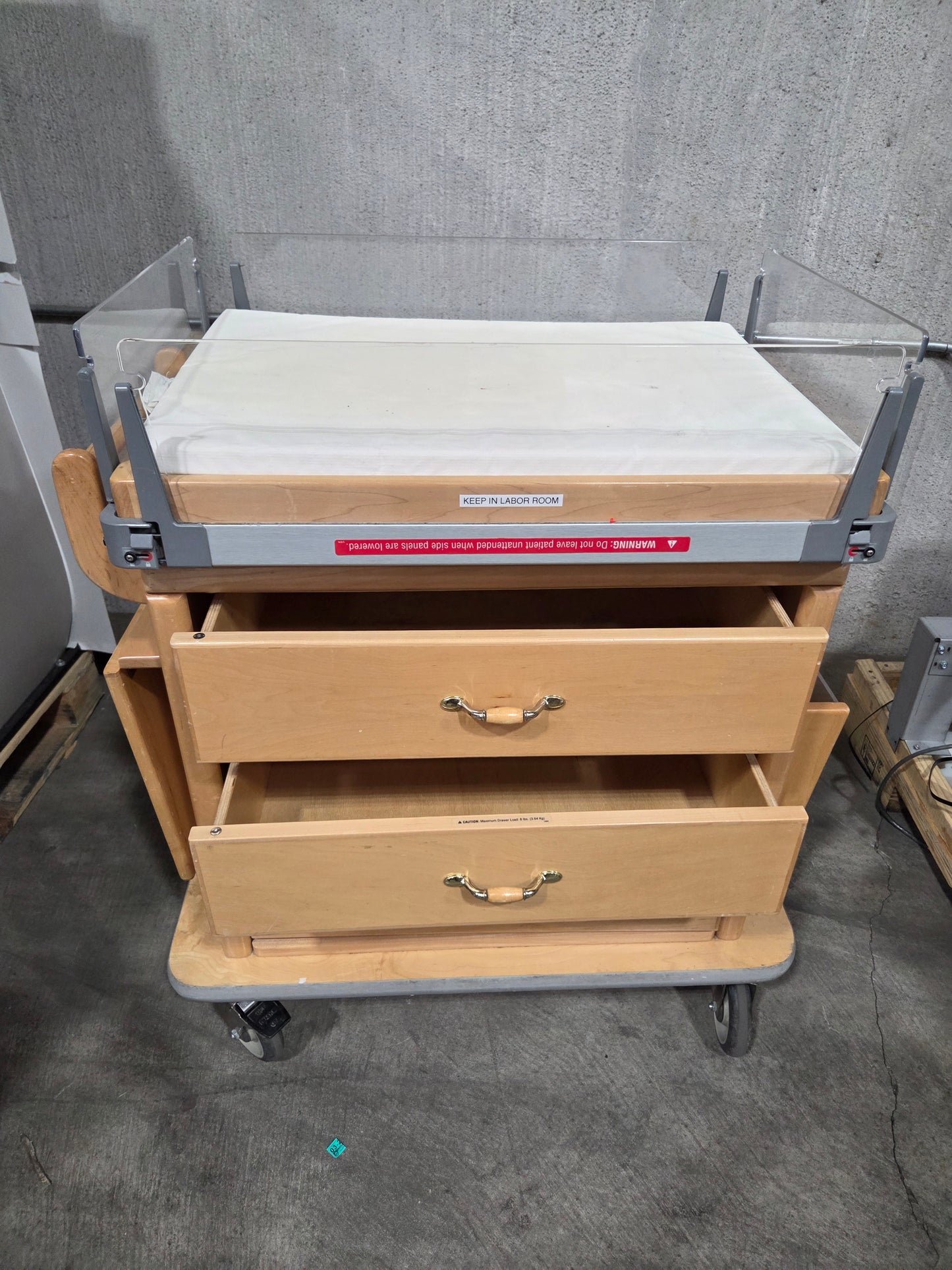 Baby Bassinet w/ Wooden Cabinet, Used, 1/ea - 1769906
