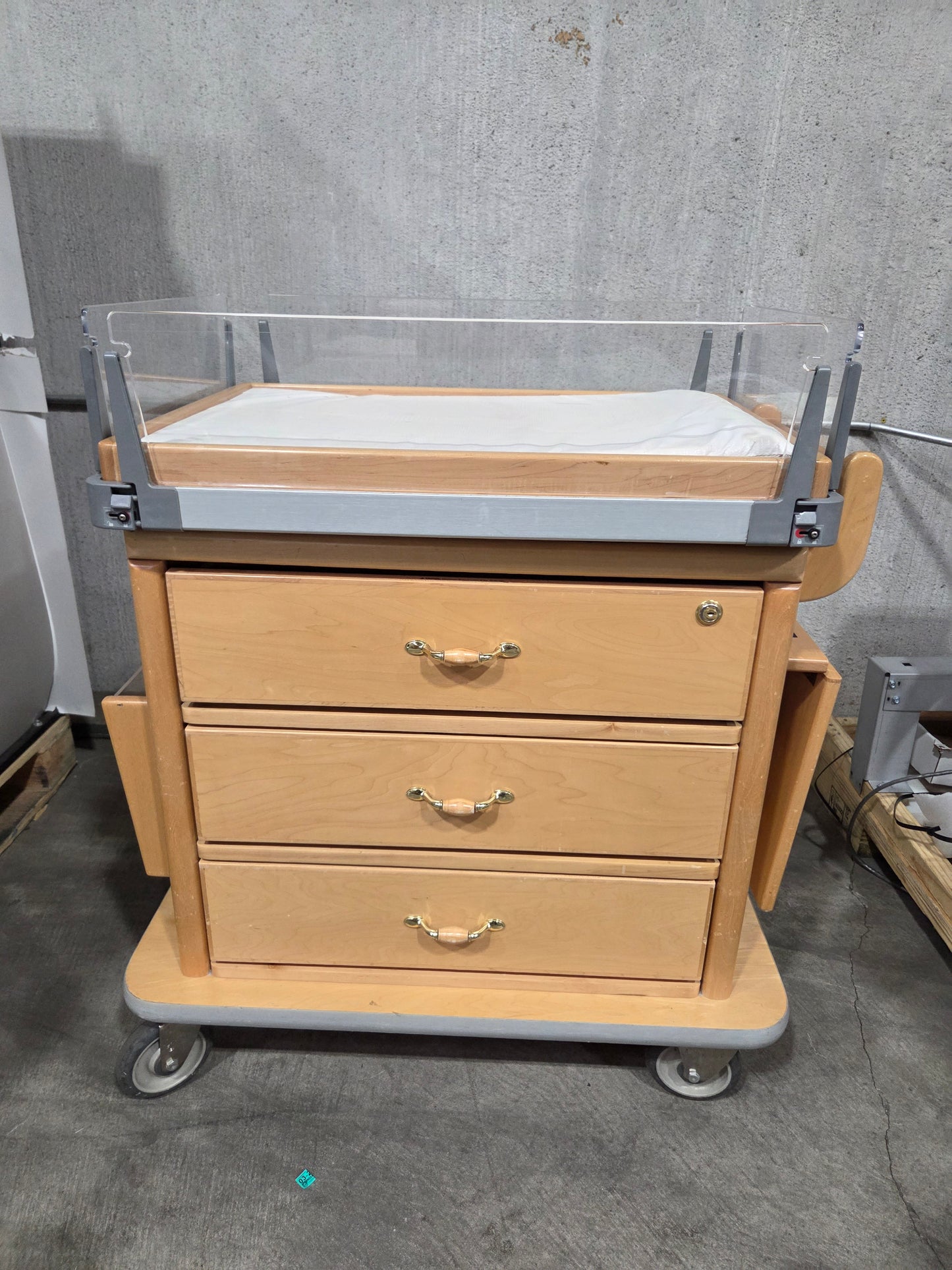 Baby Bassinet w/ Wooden Cabinet, Used, 1/ea - 1769907