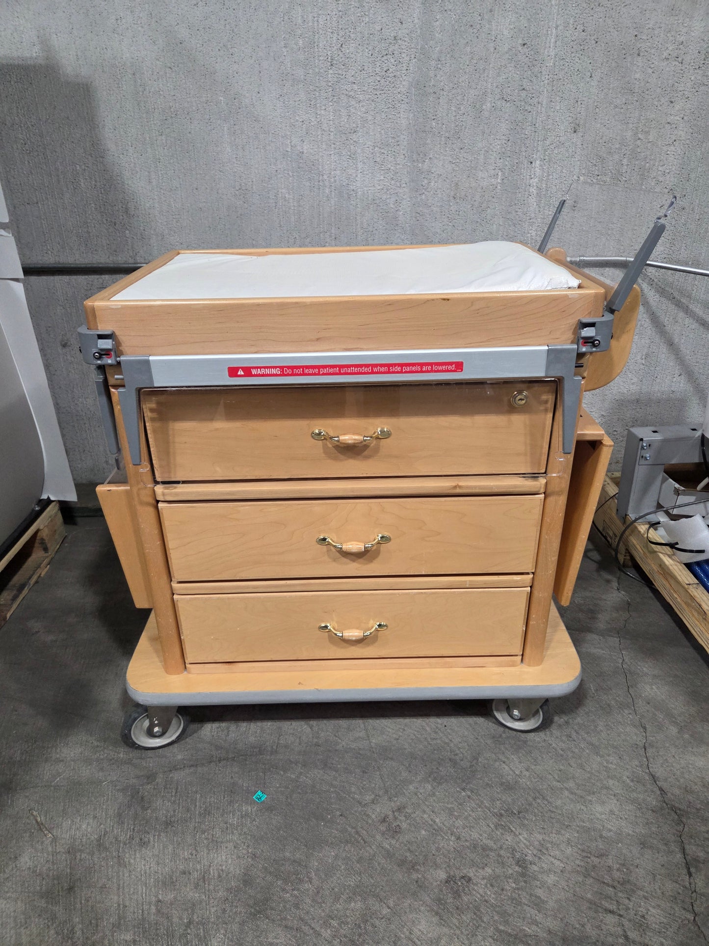 Baby Bassinet w/ Wooden Cabinet, Used, 1/ea - 1769907