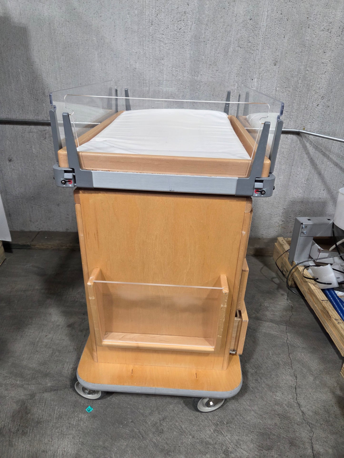 Baby Bassinet w/ Wooden Cabinet, Used, 1/ea - 1769907