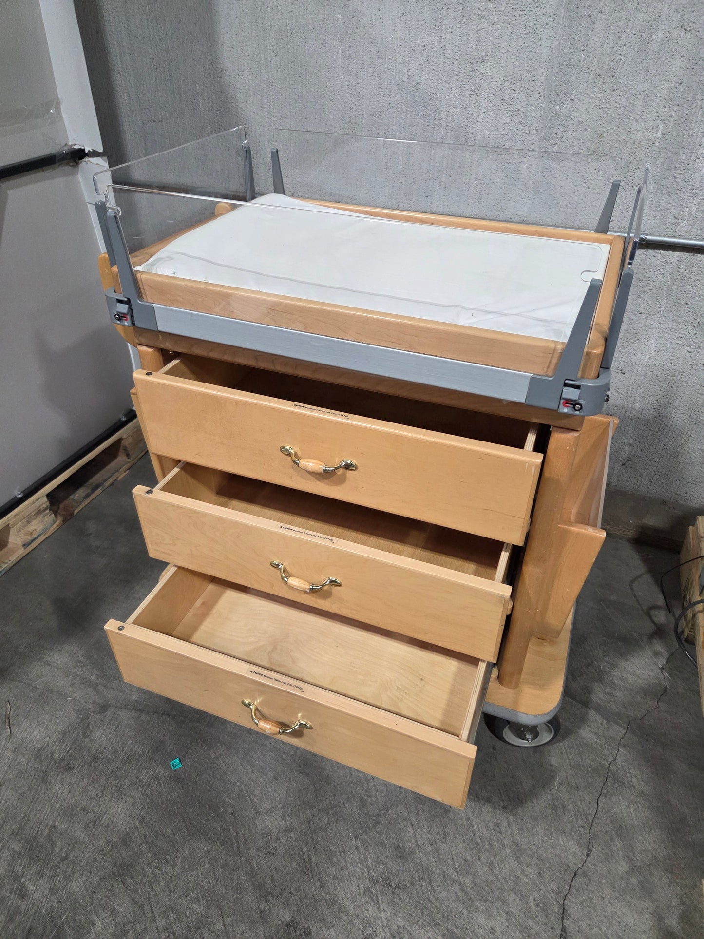 Baby Bassinet w/ Wooden Cabinet, Used, 1/ea - 1769907