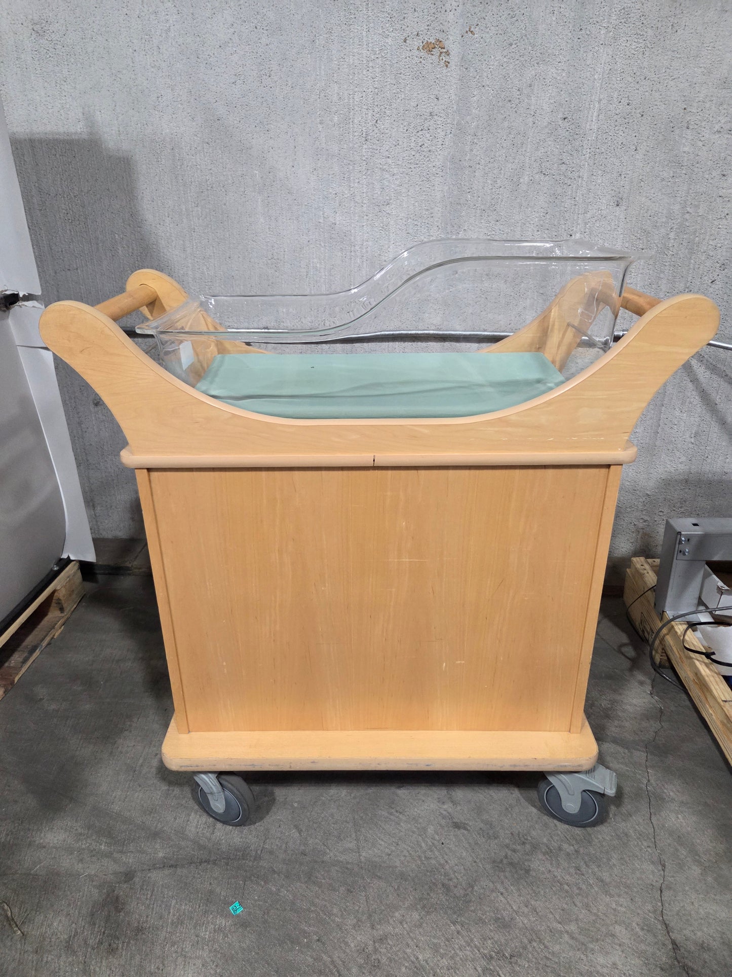 Wood Two Drawer Maternity Bassinet, Used, 1/ea - 1770063