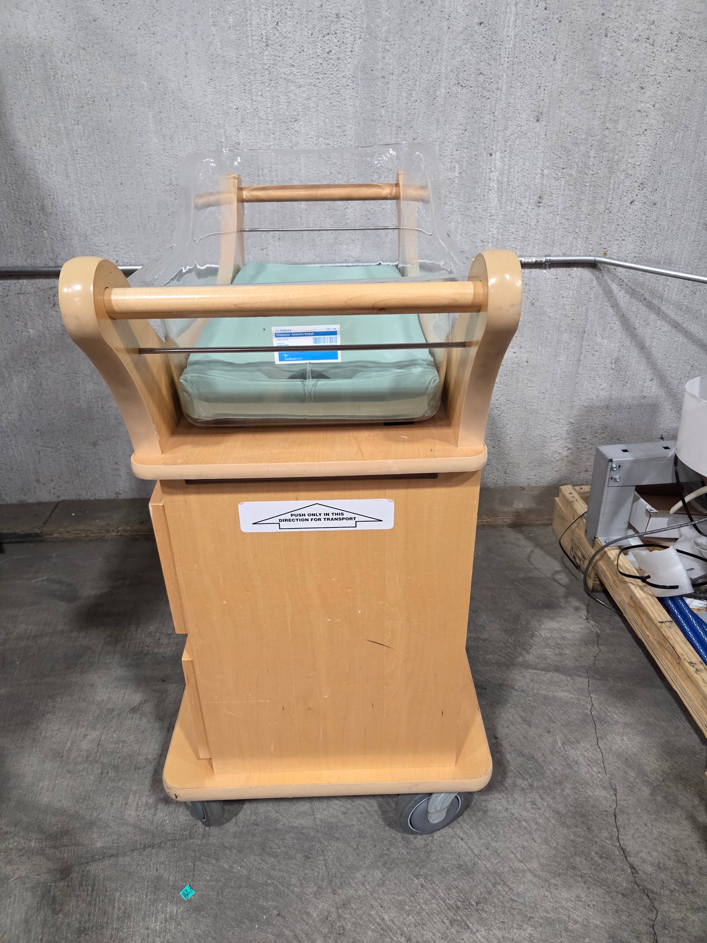 Wood Two Drawer Maternity Bassinet, Used, 1/ea - 1770063