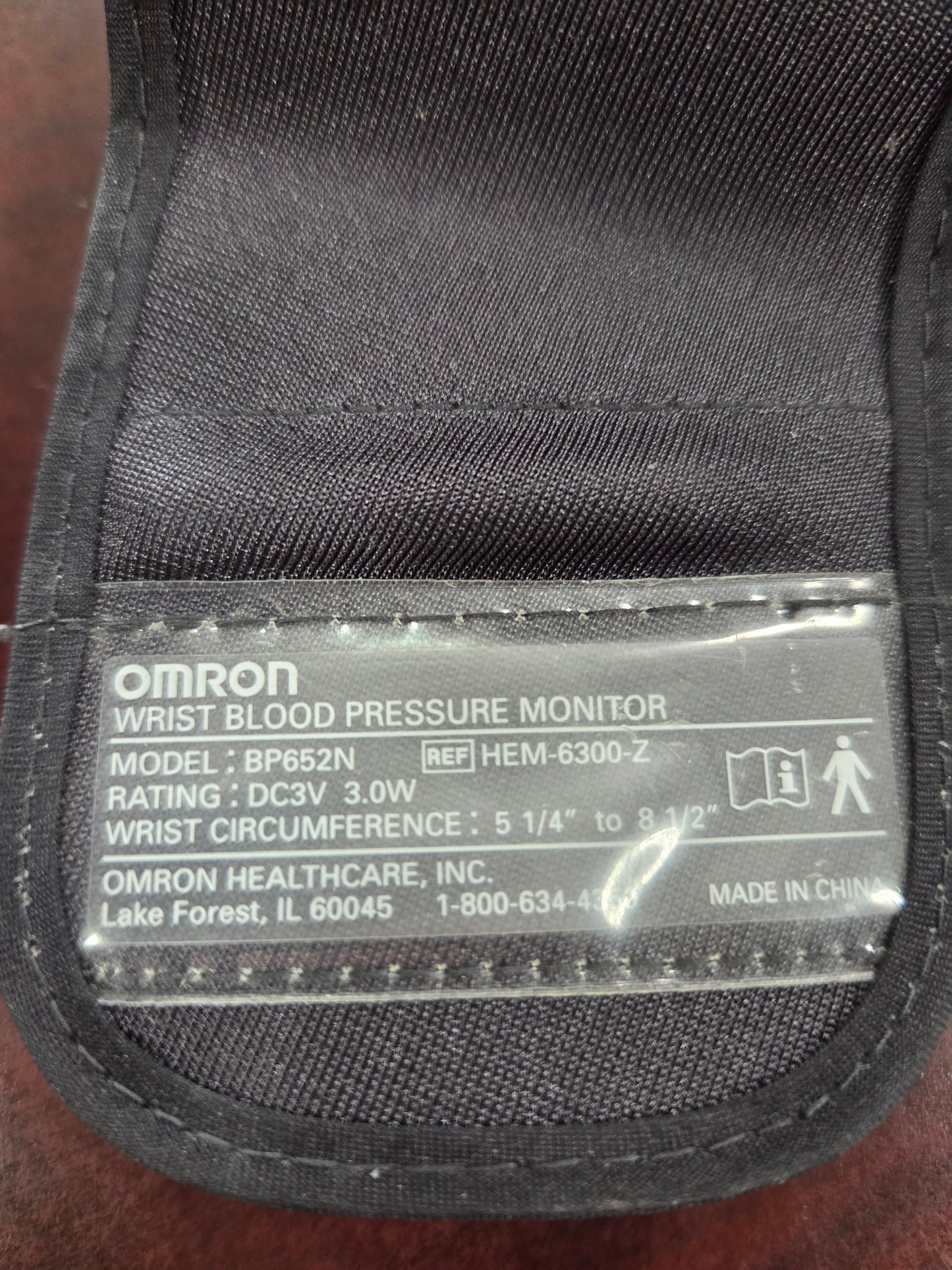Omron 7 Series Ultrasilent Blood Pressure Monitor, Used, 1/each - 1777899