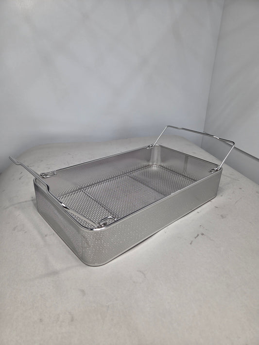 Stainless Steel Wire Mesh Sterilization Tray, 115.75" x 9.5" x 3", New, 1/ea