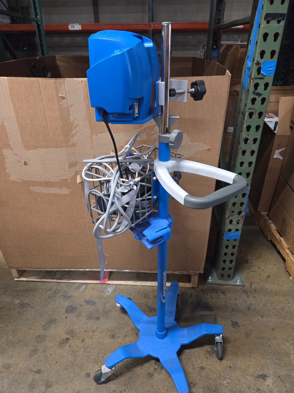 Carescape V100 Dinamap Vital Signs Monitor on Rolling Stand, Used, 1/Each - 1798833