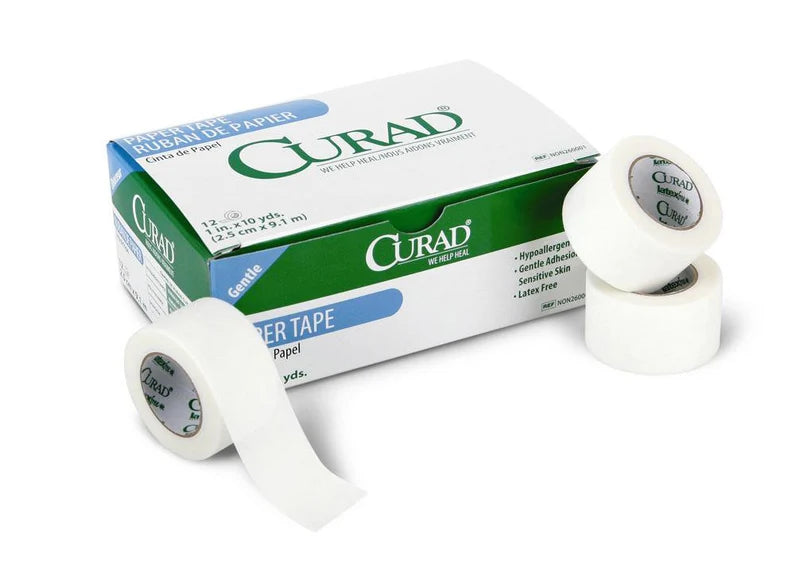 Paper Adhesive Surgical Tape 1" x 10yds 12/Box
