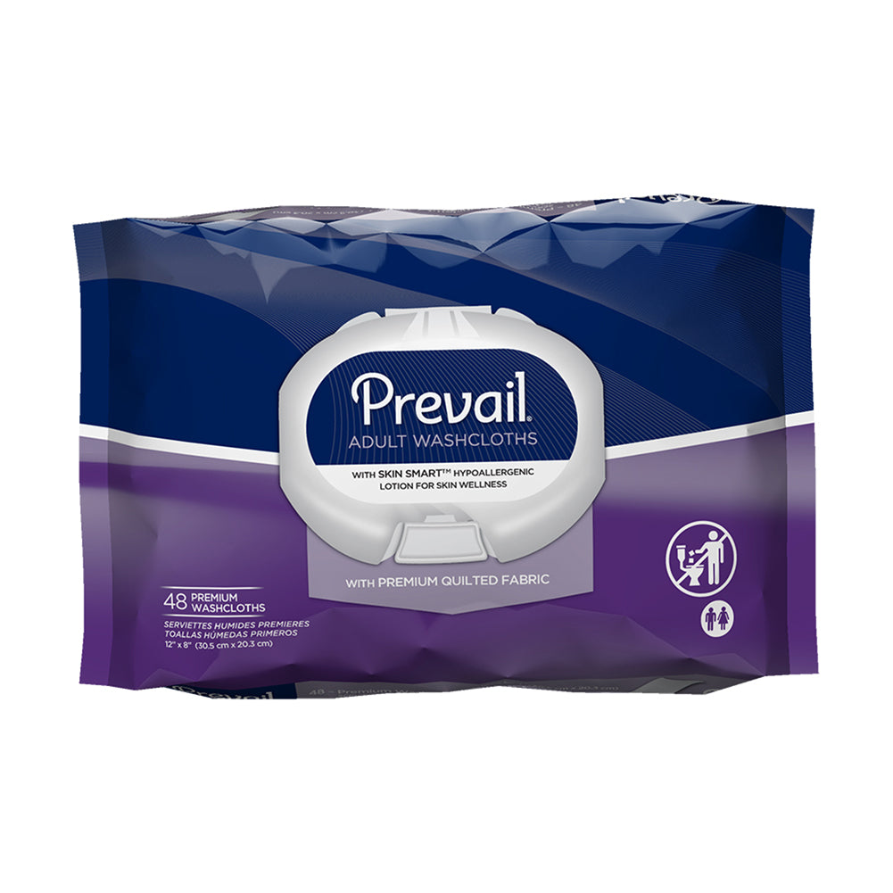 Washcloth, Prevail Premium, 12" x 8", 8/pk, 48/Pack,12 packs/Box