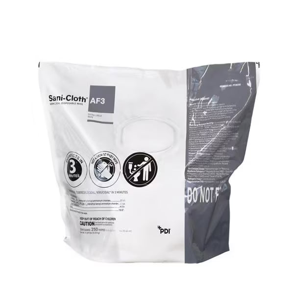 Sani-Cloth AF3 Premoistened Germicidal Wipe, Disposable, 500/Case