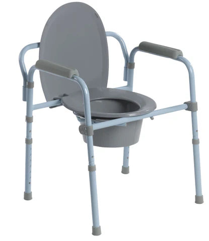 Folding Steel Commode, 1/Box