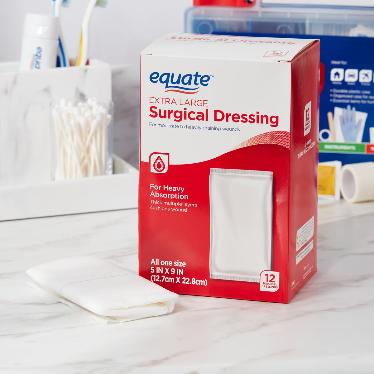 Extra Large Surgical Dressing 5" x 9" Sterile 12/Box