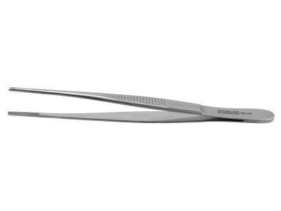 Dressing Forceps, 4 1/8" Serrated Flat Handle, Each