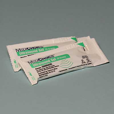 Ultrasound Gel, Premium High Viscosity, 20g Packets, 400/Case