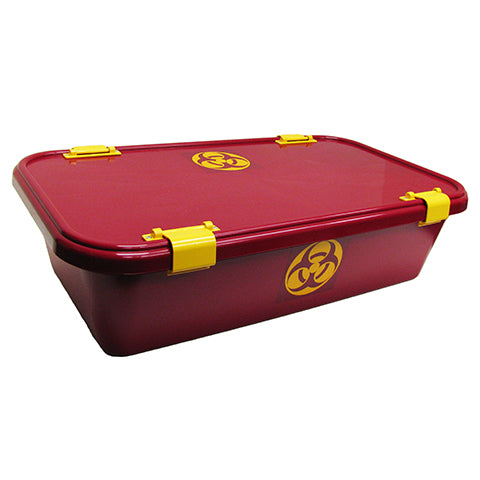 SST Instrument Retrieval Tray, 14.3" x 25" x 6", Red, 1 System/Box