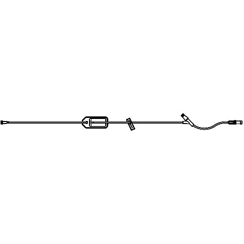 Extension Set 15" 1.2 Micron Filter Clave Y-Site  22/Box