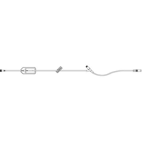 IV Extension Set 17" Micro Filter Clave Y-Site 48/Case