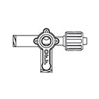 3-Way Stopcock W/Swivel Male Lock 50/Box