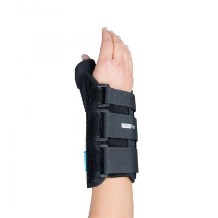 Thumb Spica Wrist Splint, 8" Hook and Loop Strap Closure, Medium, Right, 1/Box