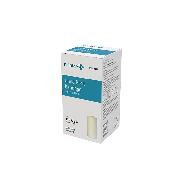 Unna Boot Bandage w/Zinc Oxide 4" x 10 Yds. Each