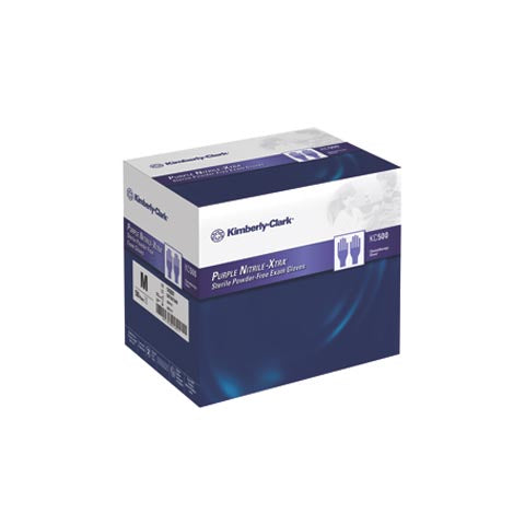 Glove Nitrile-Xtra Sterile Purple Medium 50/Box