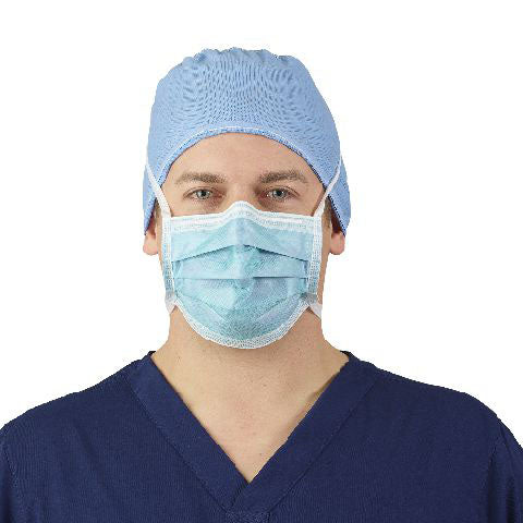 ASTM Fluid-Rated Fog-Free Surgical Mask, Level 3 50/Box
