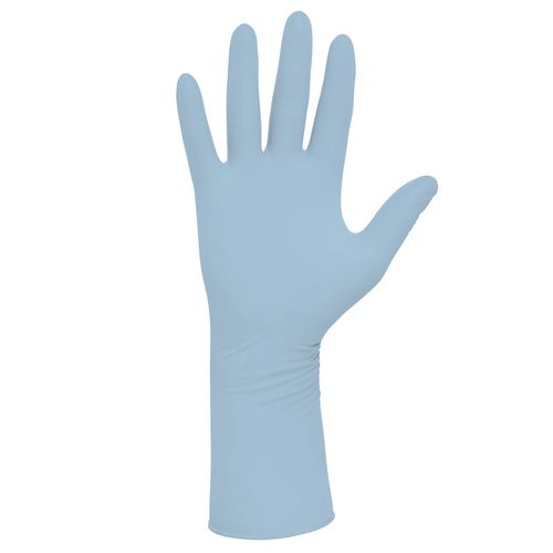 Nitrile Gloves, Purezero HG3 Light Blue Size 6.5, Sterile 300/Case