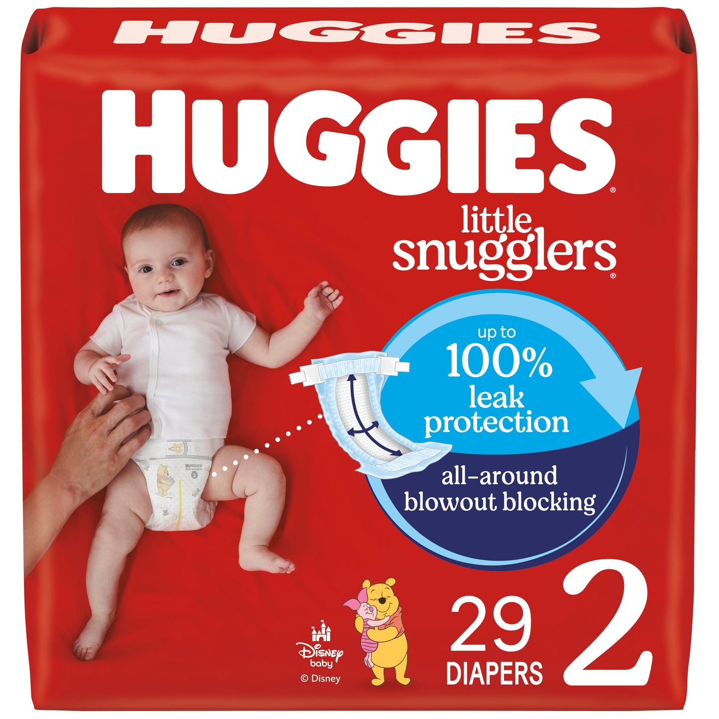 Little Snugglers Baby Diapers Size 2 12 - 18 lbs 116/Case