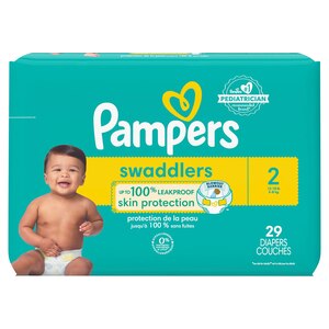 Diapers, Pampers Swaddlers Size 2, 29/Pack