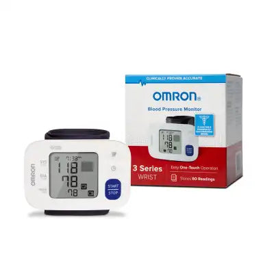 OMRON 3 Series Wrist Blood Pressure Monitor, Each