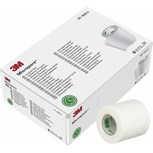 3M Micropore Surgical Tape, 2" x 10yd., 6/Box