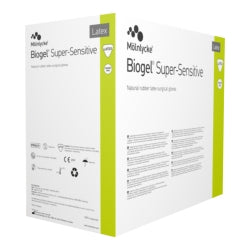 Surgical Gloves, Biogel Super-Sensitive, Latex, Size 8, 50 Pairs/Box