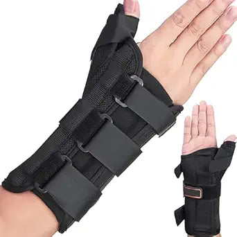Wrist Splint w/Thumb Spica, Left, L/XL, 1/Box