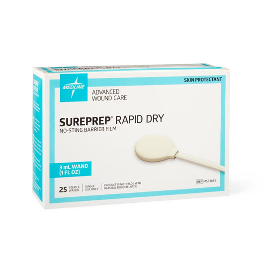 SurePrep Rapid Dry No-Sting Barrier Film 3 ml Wand Sterile 25/Box