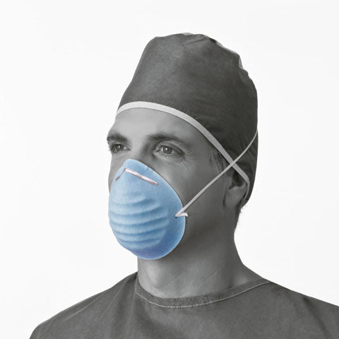 Surgical Mask Face Cone Blue 50/Box
