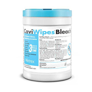 CaviWipes Bleach Surface Disinfectant Wipes, 90/Can, Discounted/Expired